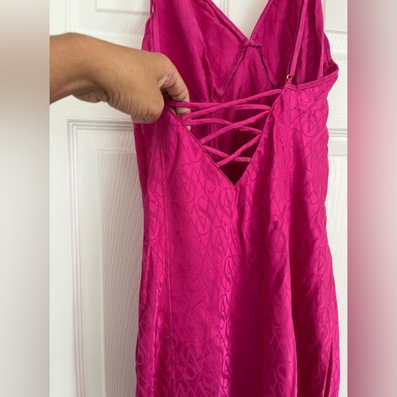 Victoria Secret Long Pink Dress Night Gown NWOT - Picture 15 of 16